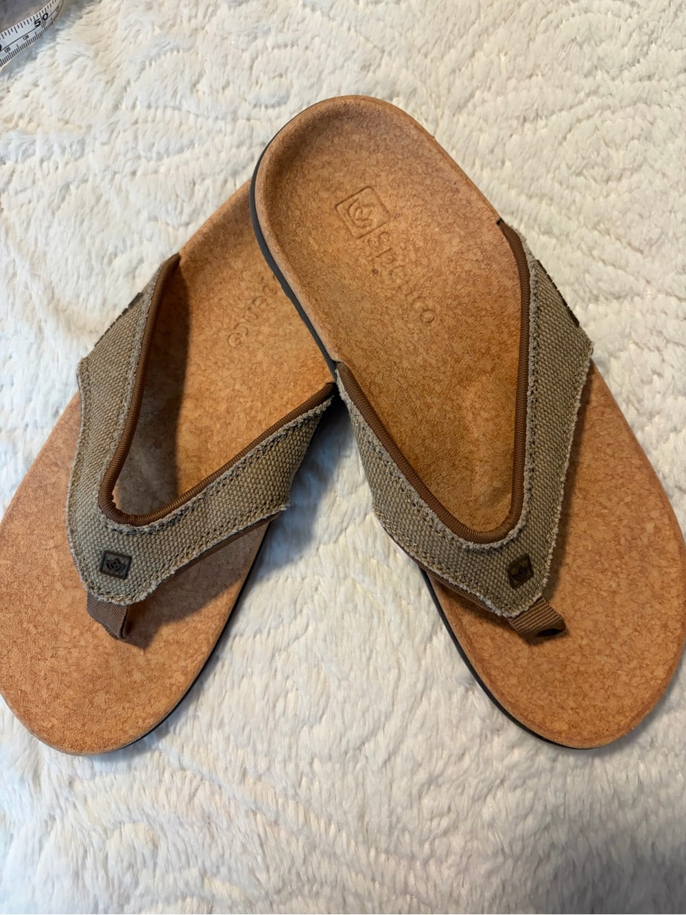 Spenco Yumi Sandal Flip Flops Java Cork
sz 7 Summer beach cruise vacation comfy
